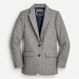 Jcrew wool houndstooth blazer
